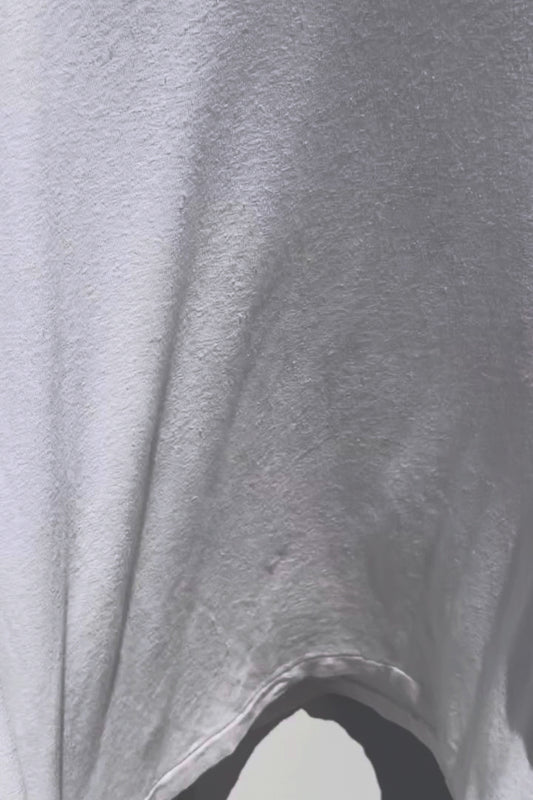 Haze Linen Blend Tee — White