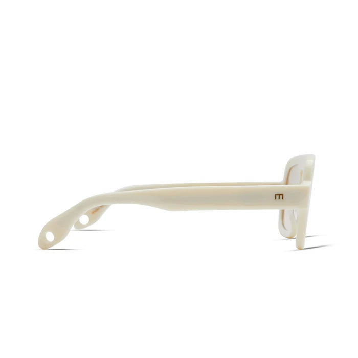Jane Sunglasses - Ivory White