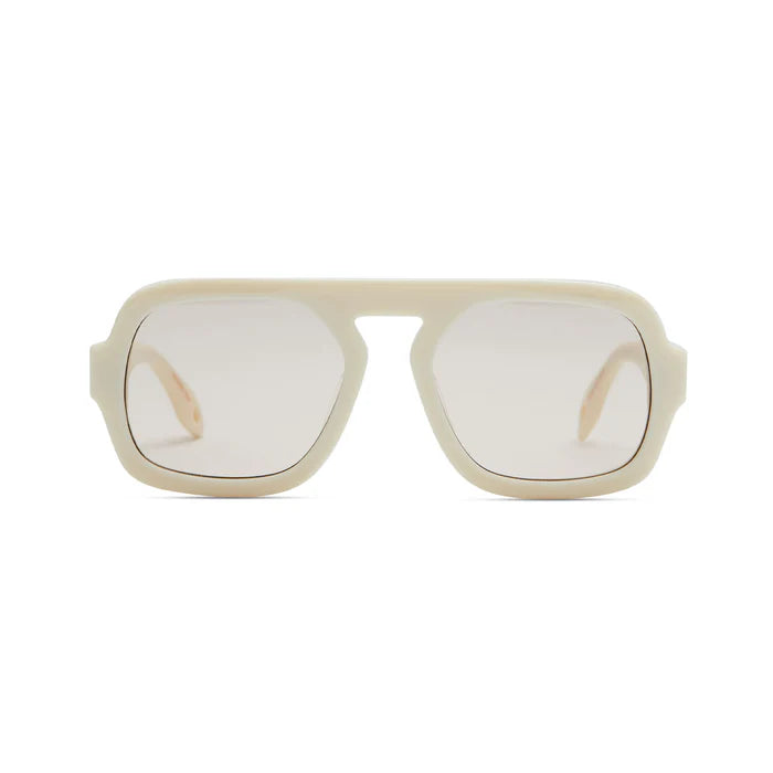 Jane Sunglasses - Ivory White