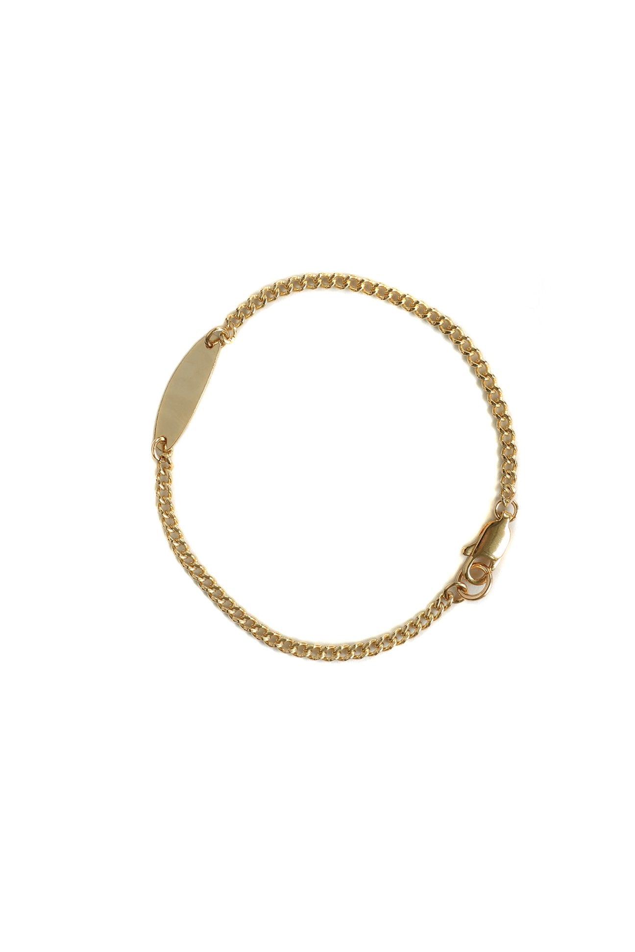 Lisbeth ID Bracelet - Gold - Vincent Park - {{shop.address.city}} {{ shop.address.country }}
