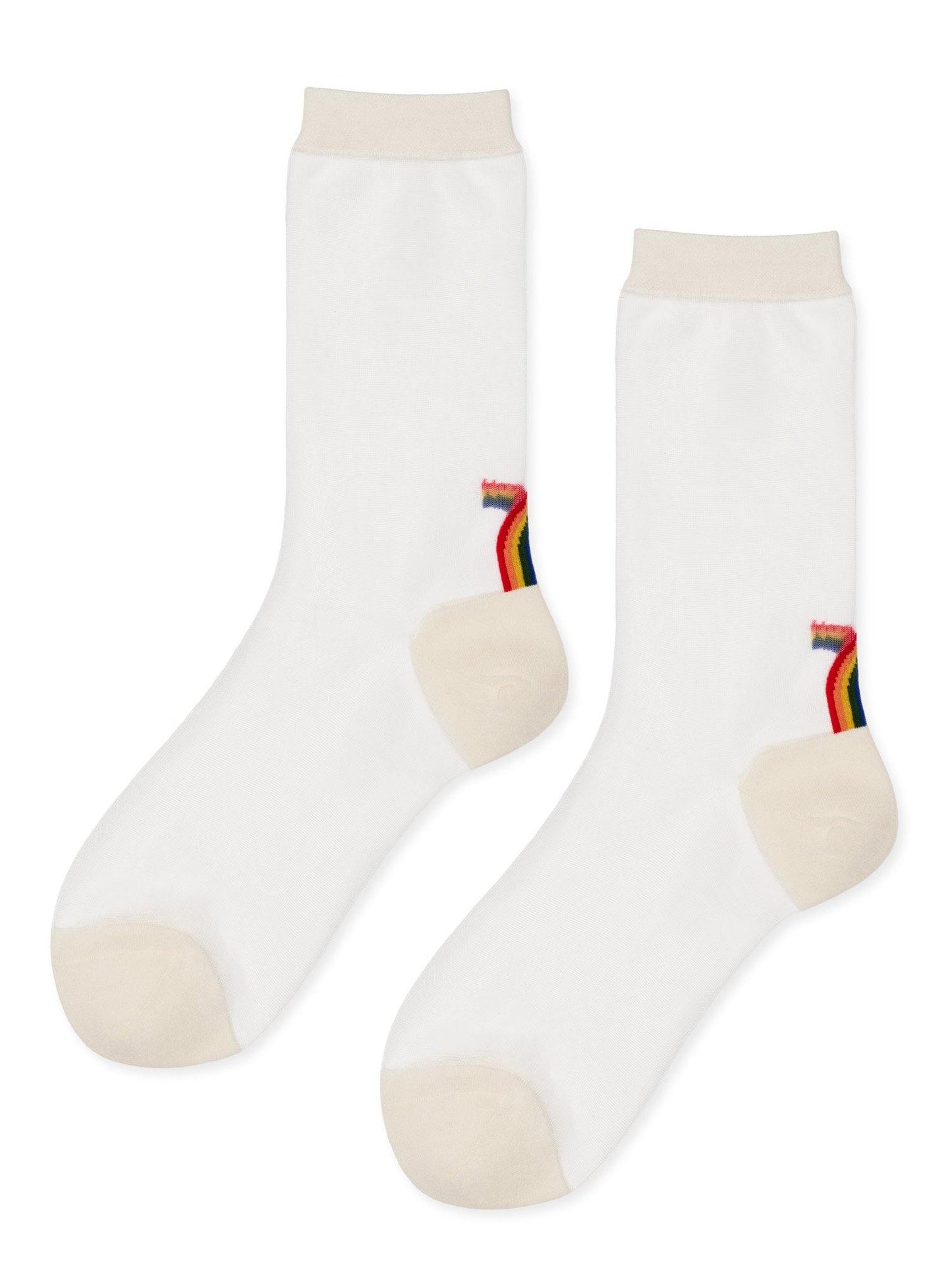 Hansel From Basel Rainbow Brite Sheer Crew - Vincent Park - {{shop.address.city}} {{ shop.address.country }}