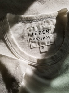 Le Bon Shoppe Vintage Boy Tee - Washed White - Vincent Park - {{shop.address.city}} {{ shop.address.country }}