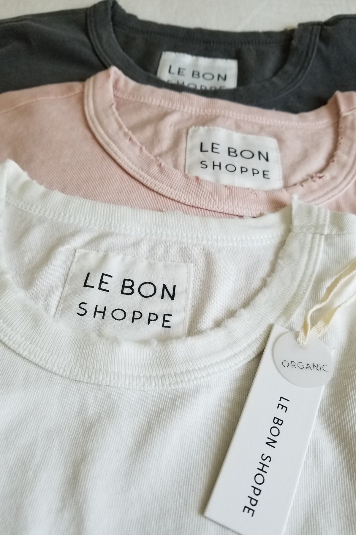 Le Bon Shoppe Vintage Boy Tee - Washed White - Vincent Park - {{shop.address.city}} {{ shop.address.country }}