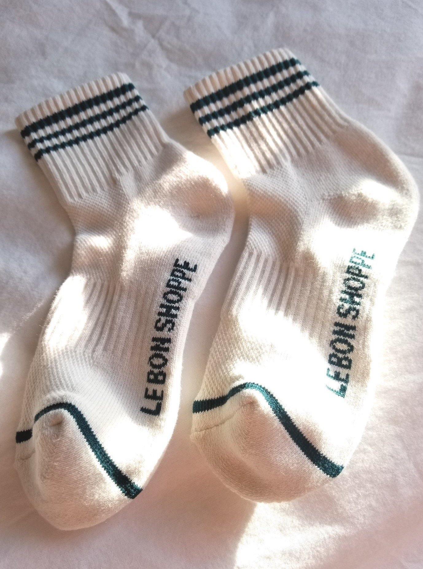 Le Bon Shoppe Girlfriend Sock - Egret - Vincent Park - {{shop.address.city}} {{ shop.address.country }}