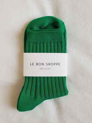 Le Bon Shoppe Her Socks - Kelly Green (mc) - Vincent Park - {{shop.address.city}} {{ shop.address.country }}