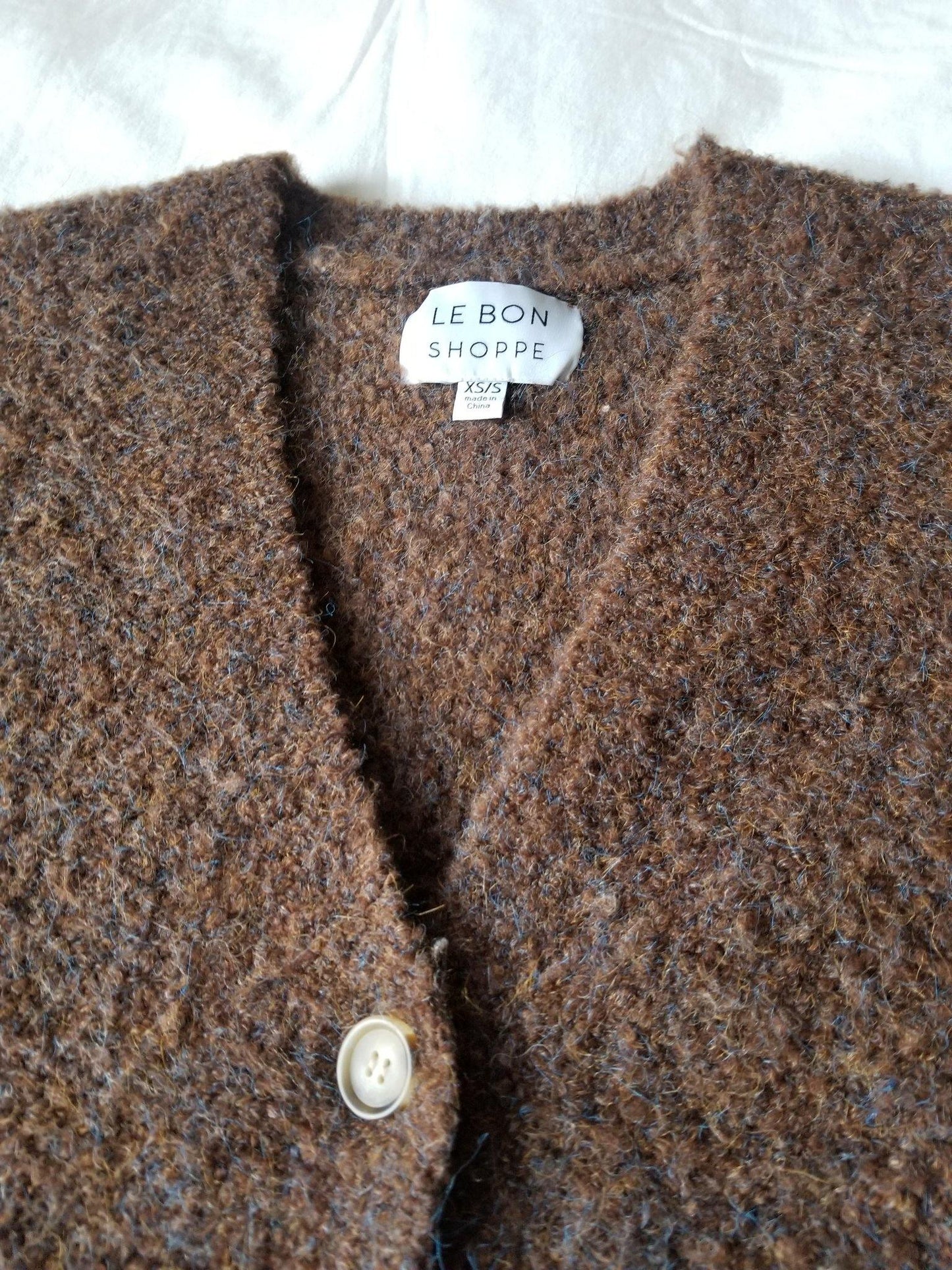 Le Bon Shoppe Chaud Cardigan - Espresso - Vincent Park - {{shop.address.city}} {{ shop.address.country }}