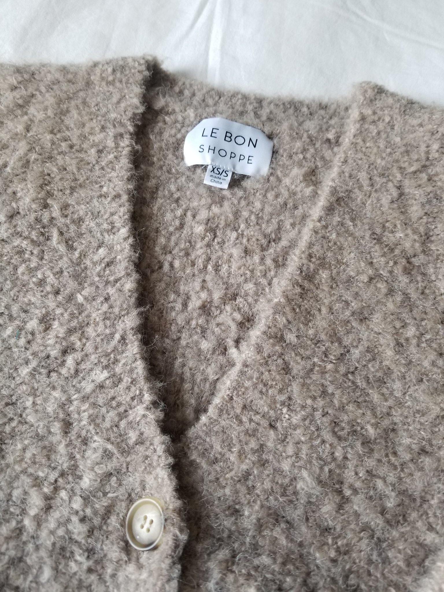 Le Bon Shoppe Chaud Cardigan - Mushroom - Vincent Park - {{shop.address.city}} {{ shop.address.country }}
