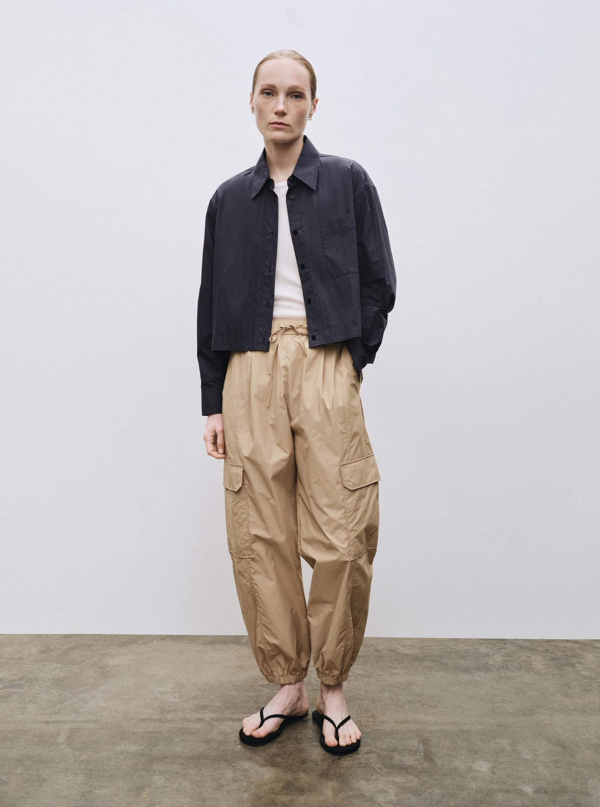 Mijeong Park Cargo Pants - Camel - Vincent Park - {{shop.address.city}} {{ shop.address.country }}