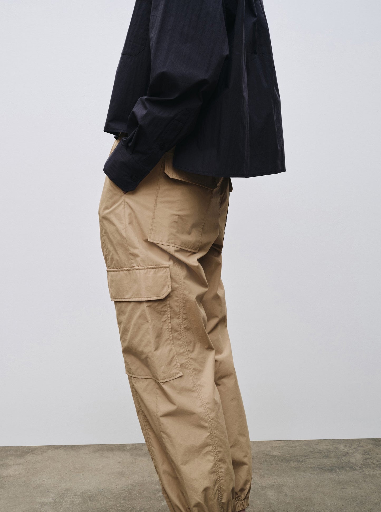 Mijeong Park Cargo Pants - Camel - Vincent Park - {{shop.address.city}} {{ shop.address.country }}