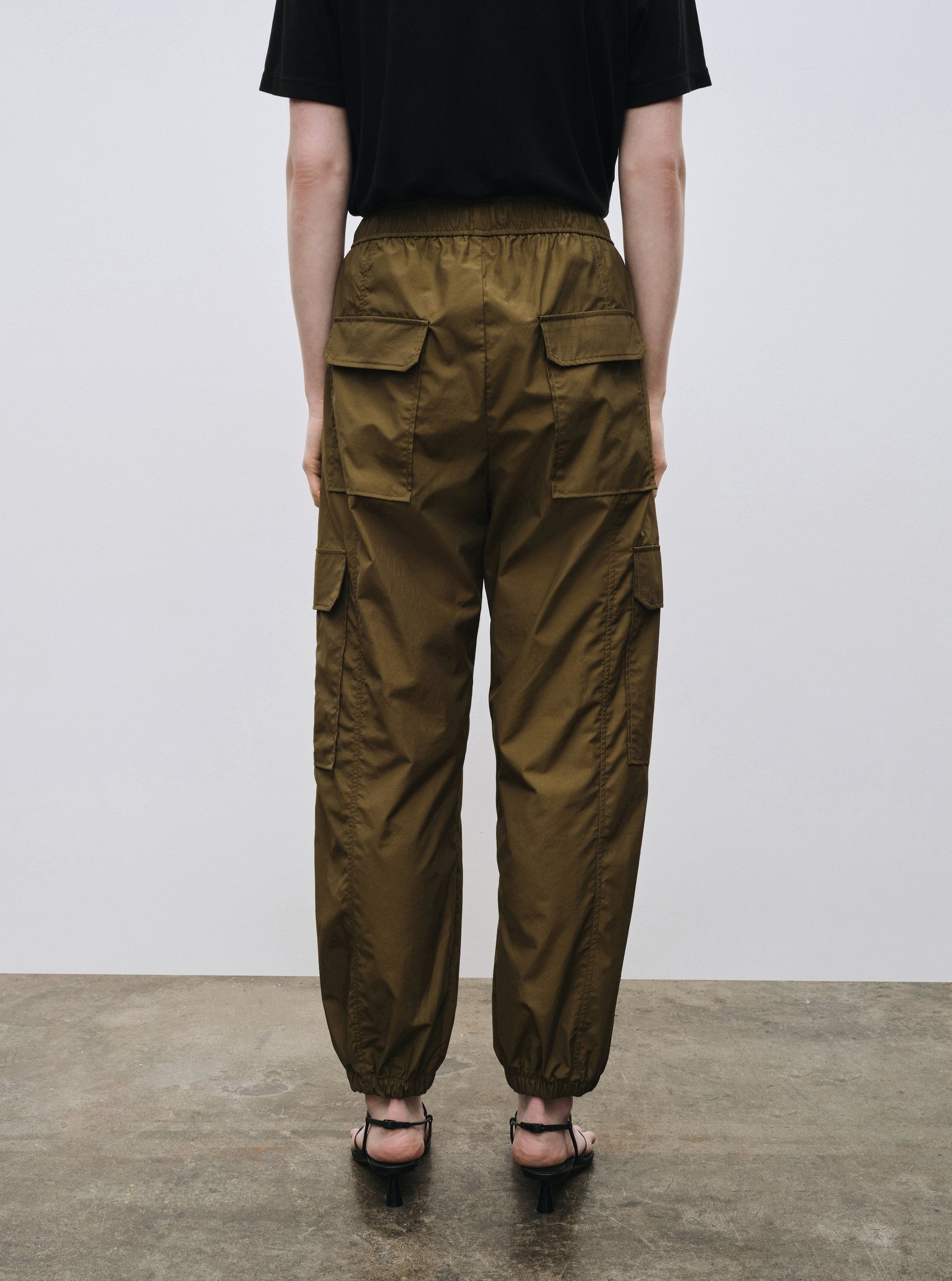 Mijeong Park Cargo Pants - Olive - Vincent Park - {{shop.address.city}} {{ shop.address.country }}