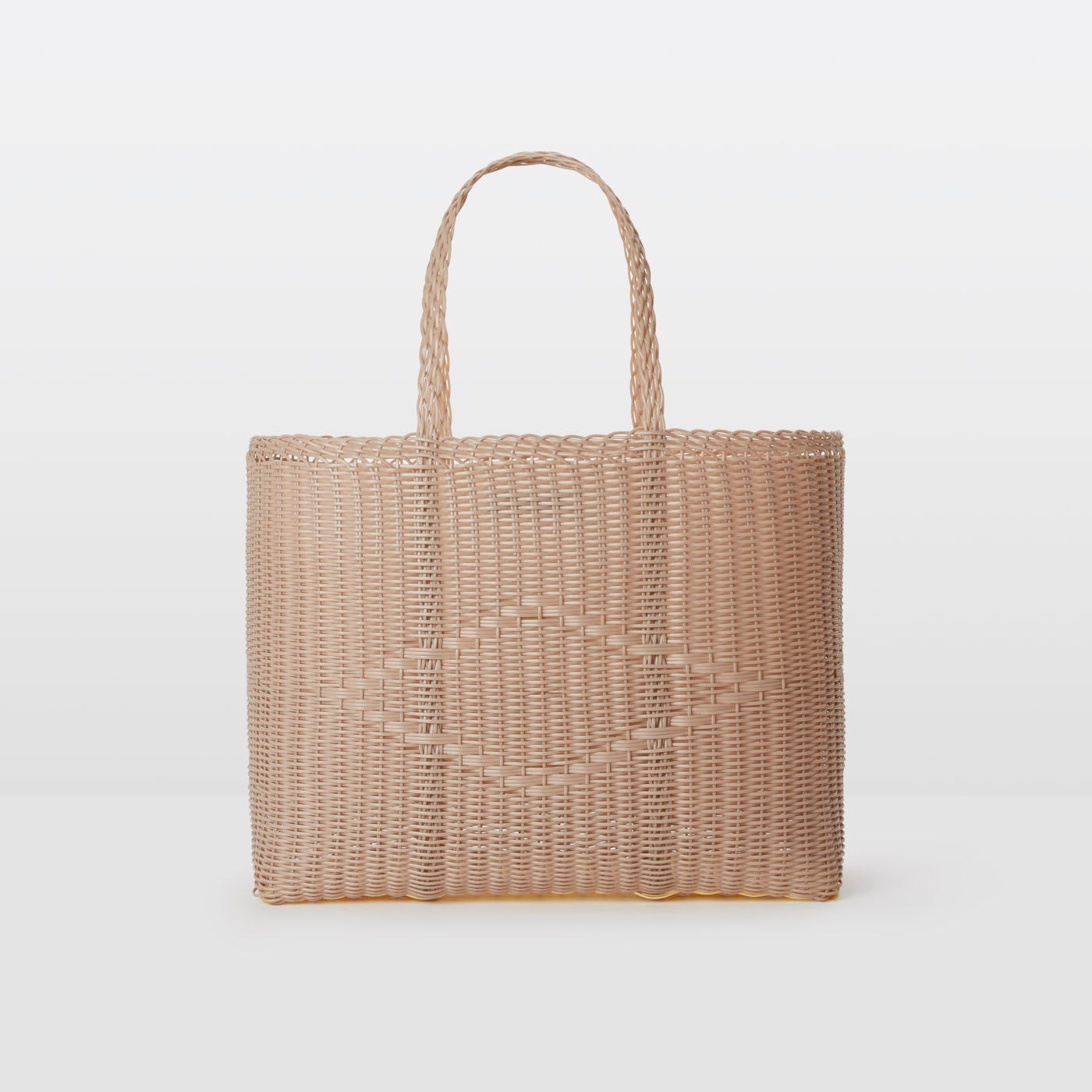 Palorosa Large Handwoven Basket Tote - Powder - Vincent Park - {{shop.address.city}} {{ shop.address.country }}
