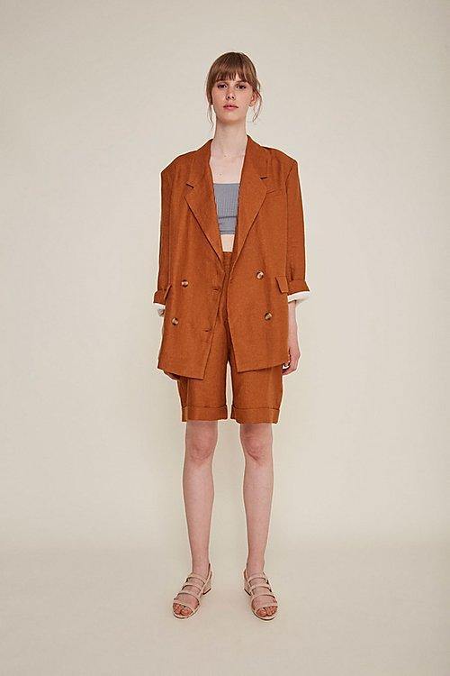 Rita Row Martia Blazer - Camel - Vincent Park - {{shop.address.city}} {{ shop.address.country }}