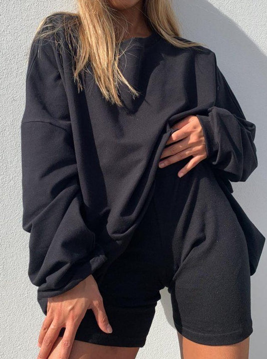 Laneway The Label Oversized Jumper - Black - Vincent Park - {{shop.address.city}} {{ shop.address.country }}