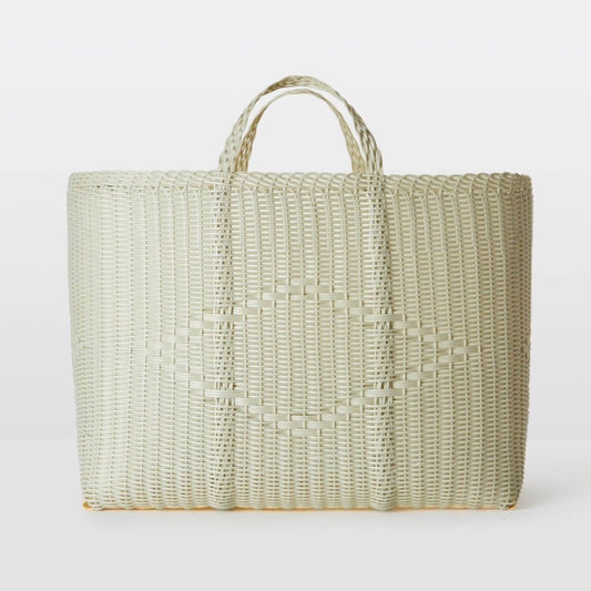 Palorosa Extra Large Handwoven Basket Tote - Palm - Vincent Park - {{shop.address.city}} {{ shop.address.country }}