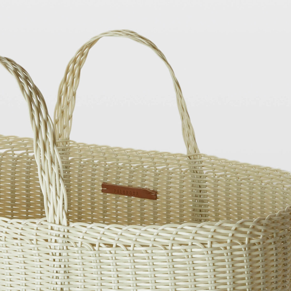 Palorosa Extra Large Handwoven Basket Tote - Palm - Vincent Park - {{shop.address.city}} {{ shop.address.country }}