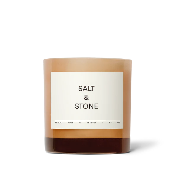 Salt & Stone Candle - Black Rose & Vetiver - Vincent Park - {{shop.address.city}} {{ shop.address.country }}