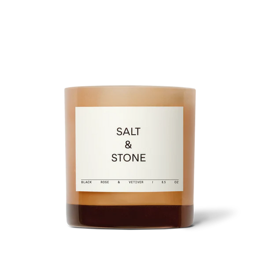 Salt & Stone Candle - Black Rose & Vetiver - Vincent Park - {{shop.address.city}} {{ shop.address.country }}