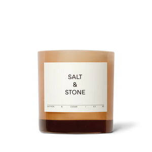 Salt & Stone Candle - Saffron & Cedar - Vincent Park - {{shop.address.city}} {{ shop.address.country }}