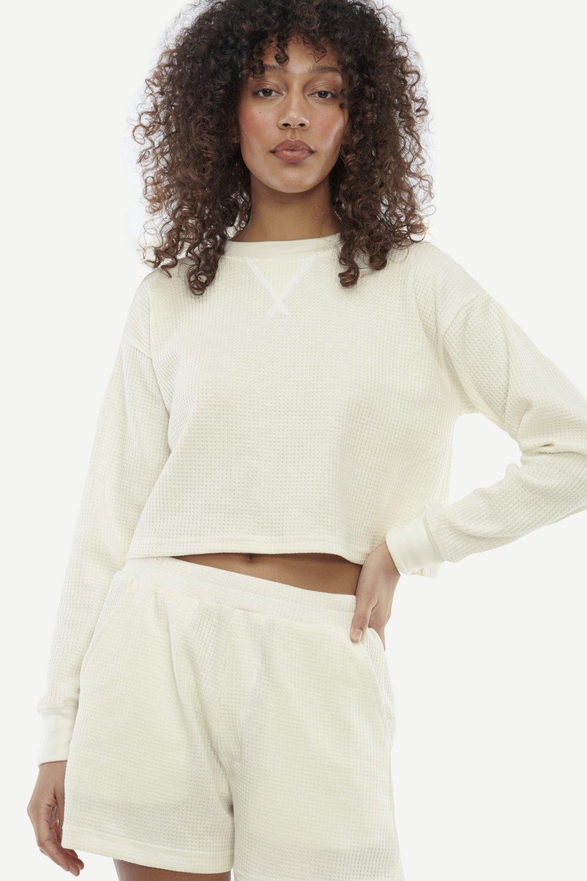 Lacausa Dakota Thermal Shorts - Panna Cotta - Vincent Park - {{shop.address.city}} {{ shop.address.country }}