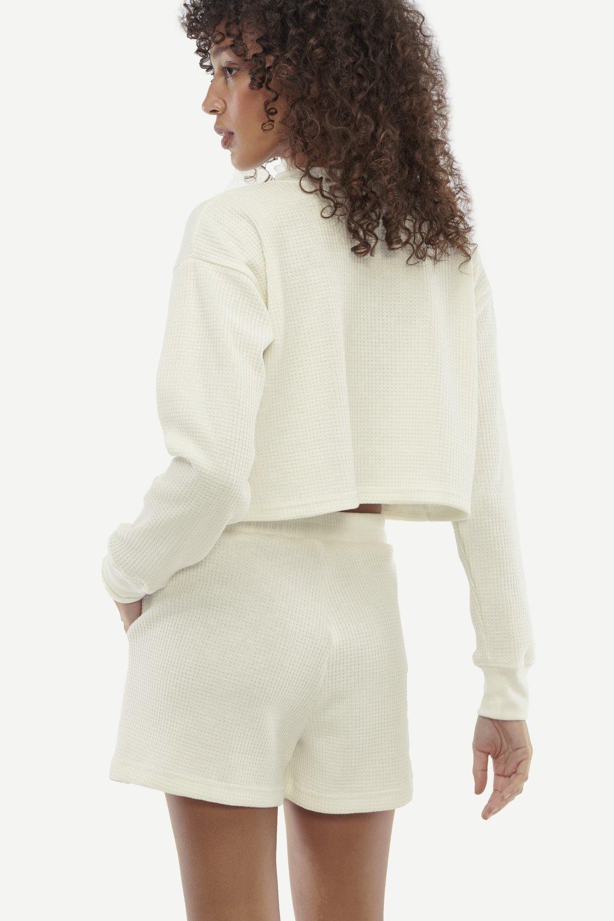 Lacausa Dakota Thermal Shorts - Panna Cotta - Vincent Park - {{shop.address.city}} {{ shop.address.country }}