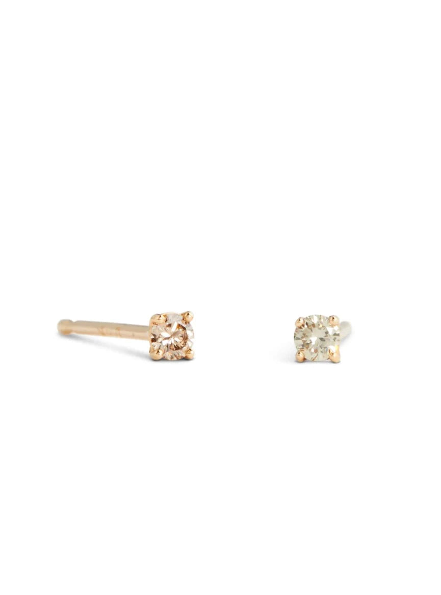Lisbeth Solitaire Diamond Studs - Vincent Park - {{shop.address.city}} {{ shop.address.country }}