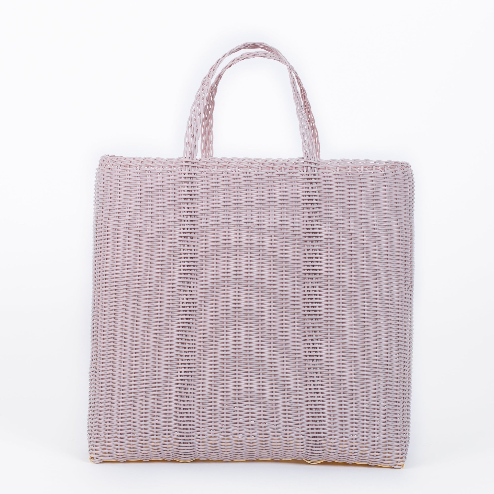 Palorosa Large Flat Handwoven Tote - Lilac - Vincent Park - {{shop.address.city}} {{ shop.address.country }}