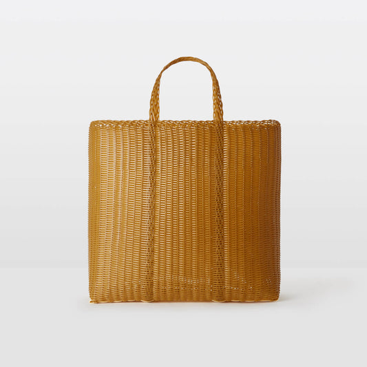 Palorosa Large Flat Handwoven Tote - Tobacco - Vincent Park - {{shop.address.city}} {{ shop.address.country }}