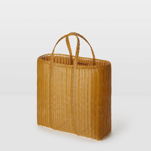 Palorosa Large Flat Handwoven Tote - Tobacco - Vincent Park - {{shop.address.city}} {{ shop.address.country }}