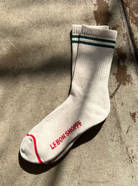 Le Bon Shoppe Boyfriend Sock - Oatmeal - Vincent Park - {{shop.address.city}} {{ shop.address.country }}