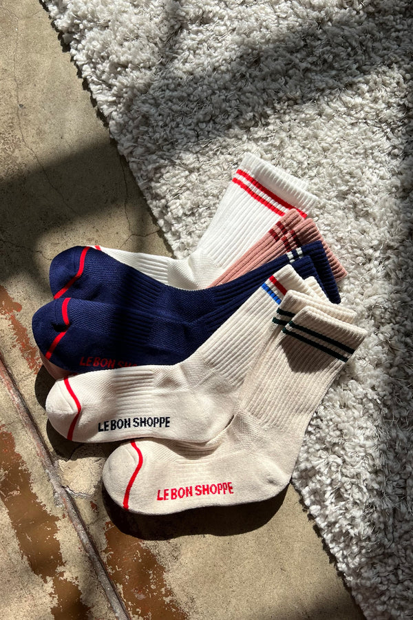 Le Bon Shoppe Boyfriend Sock - Oatmeal - Vincent Park - {{shop.address.city}} {{ shop.address.country }}