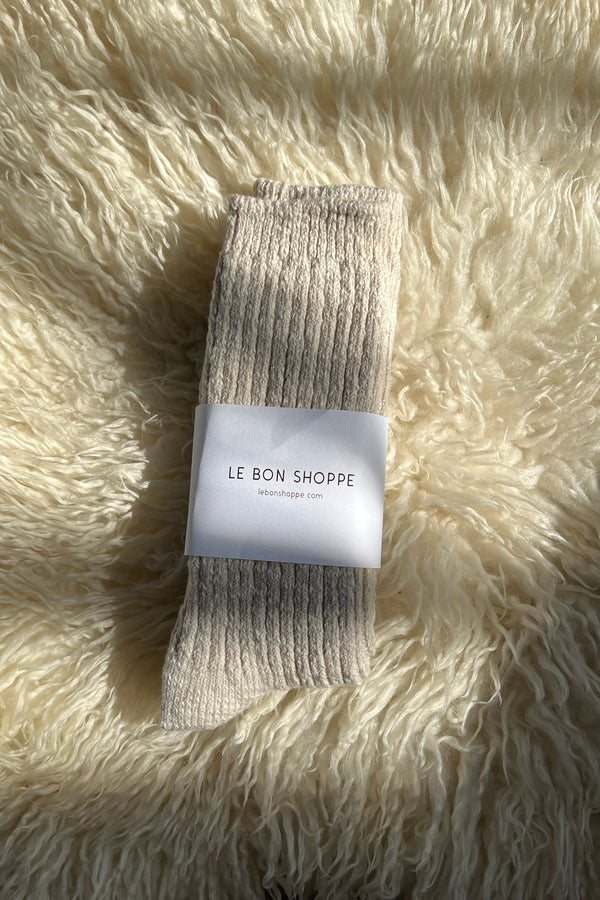 Le Bon Shoppe Cottage Socks - Oatmeal - Vincent Park - {{shop.address.city}} {{ shop.address.country }}