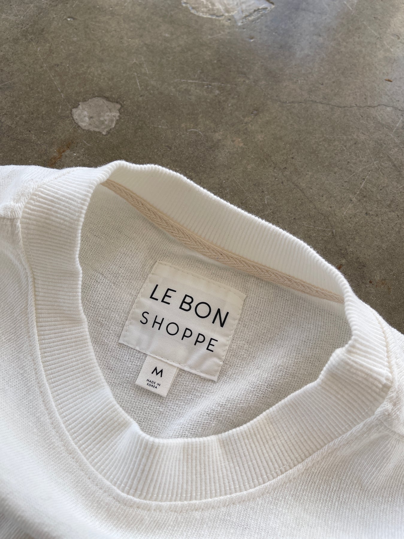 Le Bon Shoppe Sunday Tee - White - Vincent Park - {{shop.address.city}} {{ shop.address.country }}