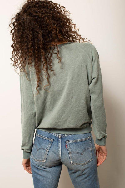 Jungmaven Bonfire Raglan Sweatshirt - Clay Green, Vincent Park