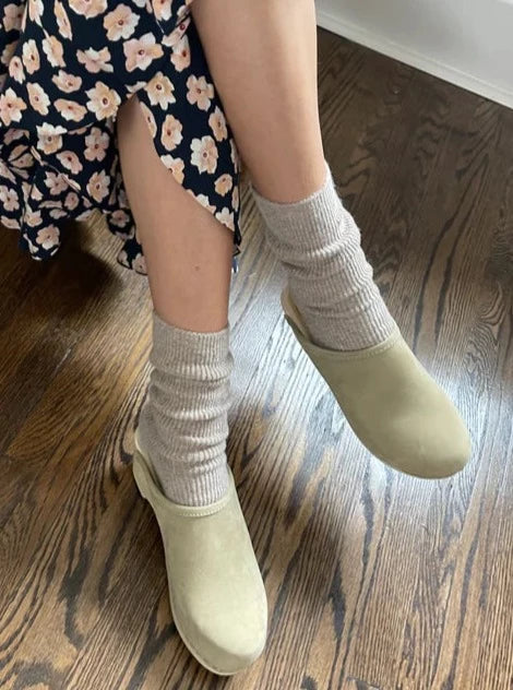 Le Bon Shoppe Snow Socks - Tan - Vincent Park - {{shop.address.city}} {{ shop.address.country }}