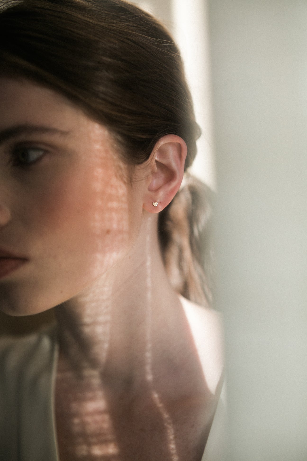 Lisbeth 14k Gold Sweetheart Studs - Vincent Park - {{shop.address.city}} {{ shop.address.country }}