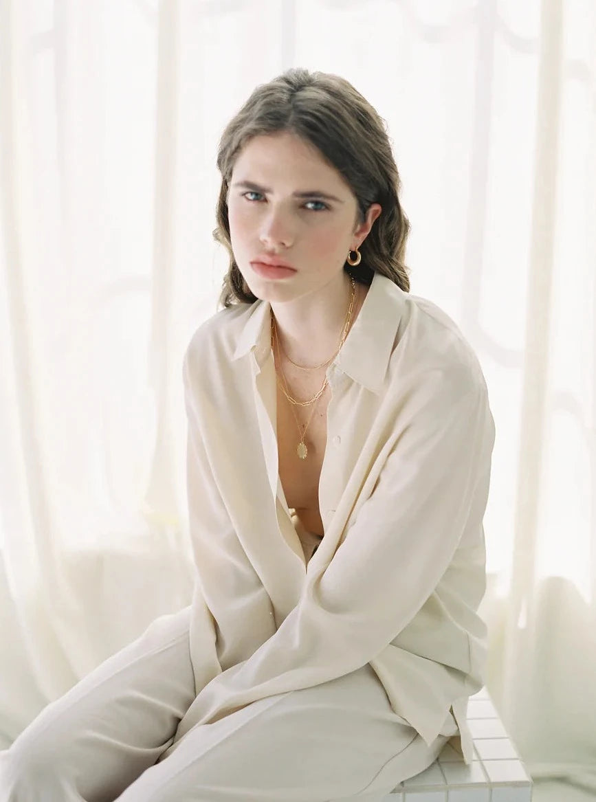 Lisbeth Hailey Hoops - Gold - Vincent Park - {{shop.address.city}} {{ shop.address.country }}