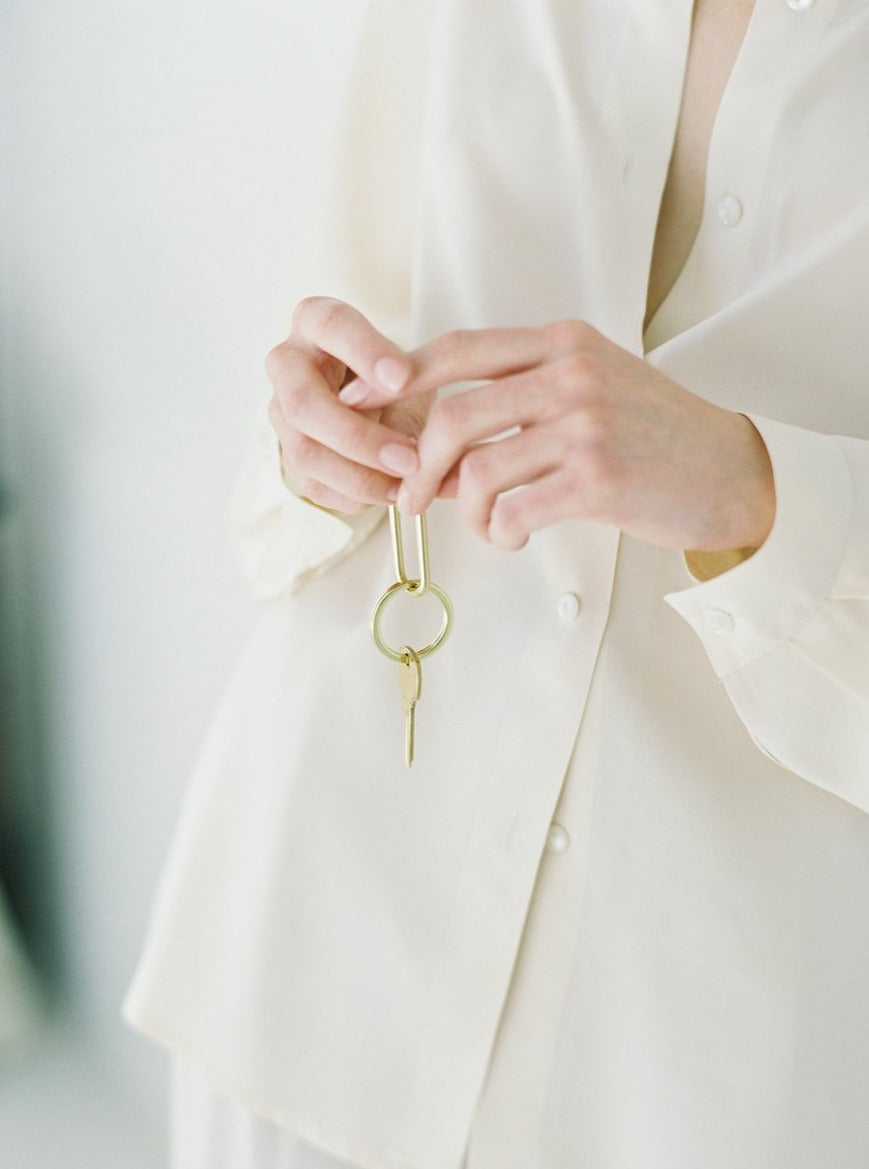 Lisbeth Key Ring No 2 - Gold - Vincent Park - {{shop.address.city}} {{ shop.address.country }}