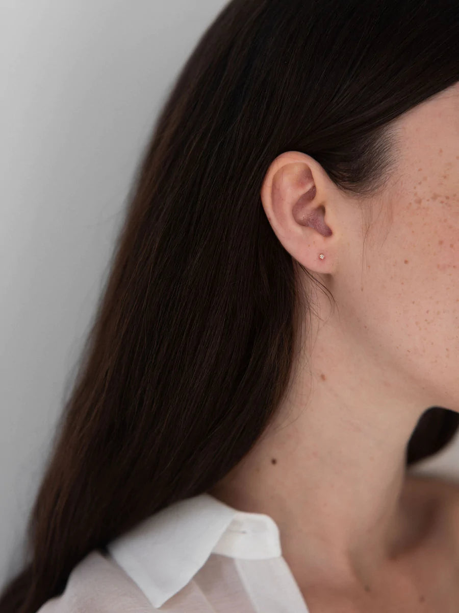 Lisbeth Solitaire Diamond Studs - Vincent Park - {{shop.address.city}} {{ shop.address.country }}