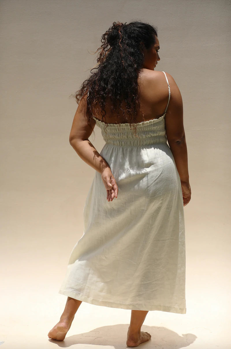 Gillia Claire Dress - Vanilla - Vincent Park - {{shop.address.city}} {{ shop.address.country }}