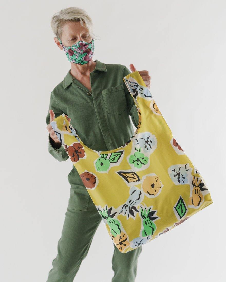 Baggu Standard Reusable Shopper - Paper Floral - Vincent Park - {{shop.address.city}} {{ shop.address.country }}