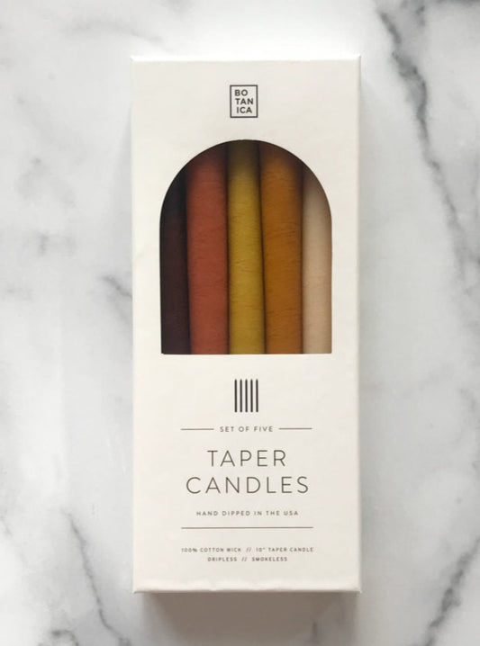 Botanica Taper Candle Set - Earth - Vincent Park - {{shop.address.city}} {{ shop.address.country }}