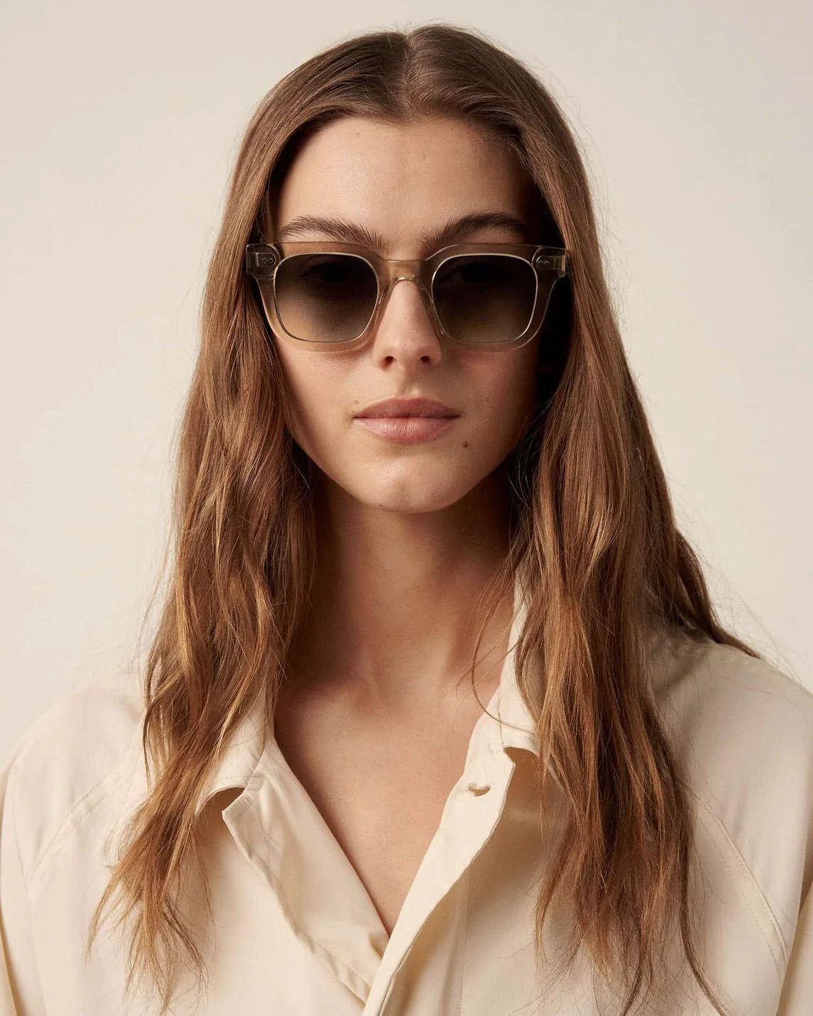 Chimi 04 sunglasses - Ecru - Vincent Park - {{shop.address.city}} {{ shop.address.country }}