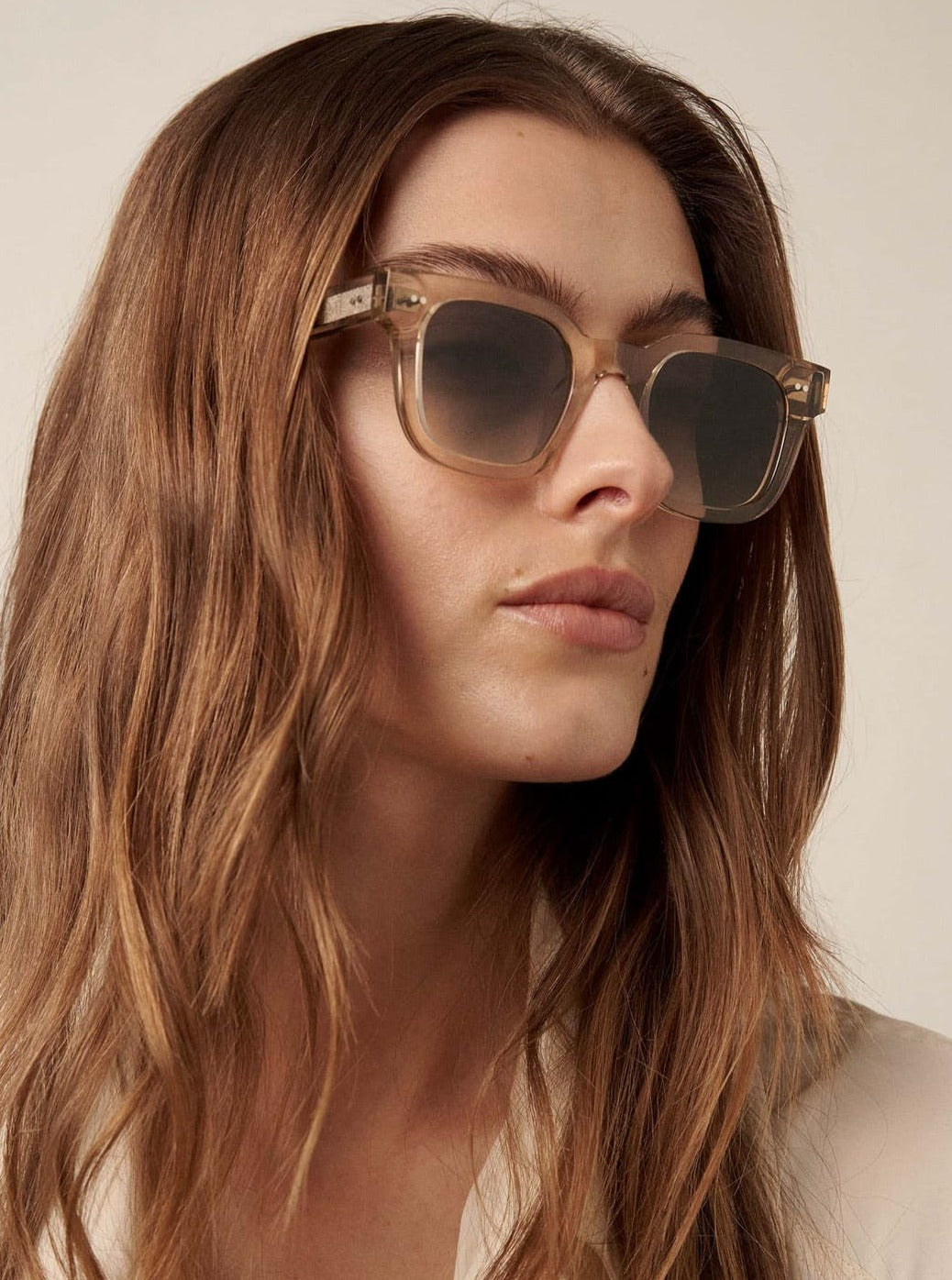 Chimi 04 sunglasses - Ecru - Vincent Park - {{shop.address.city}} {{ shop.address.country }}