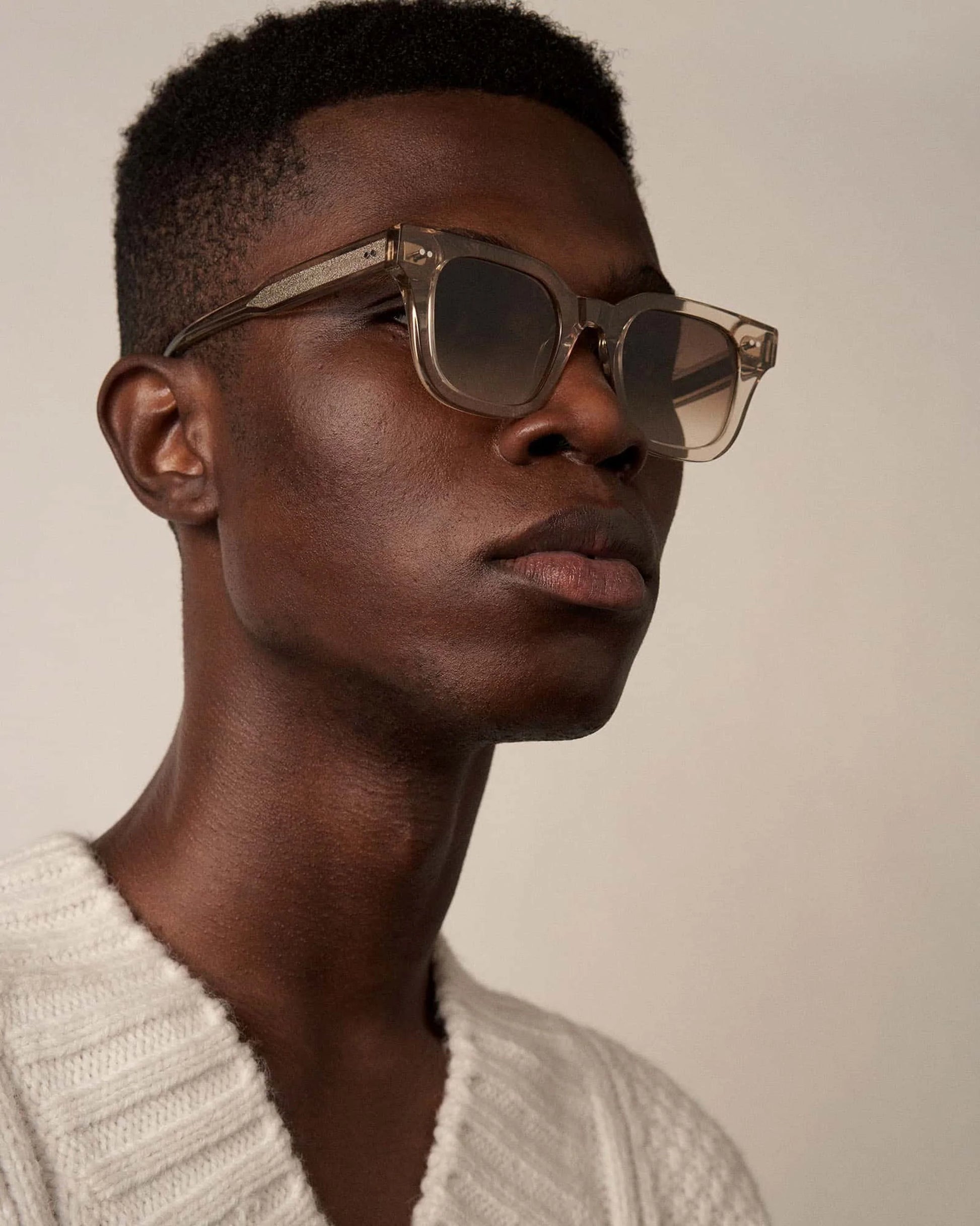 Chimi 04 sunglasses - Ecru - Vincent Park - {{shop.address.city}} {{ shop.address.country }}