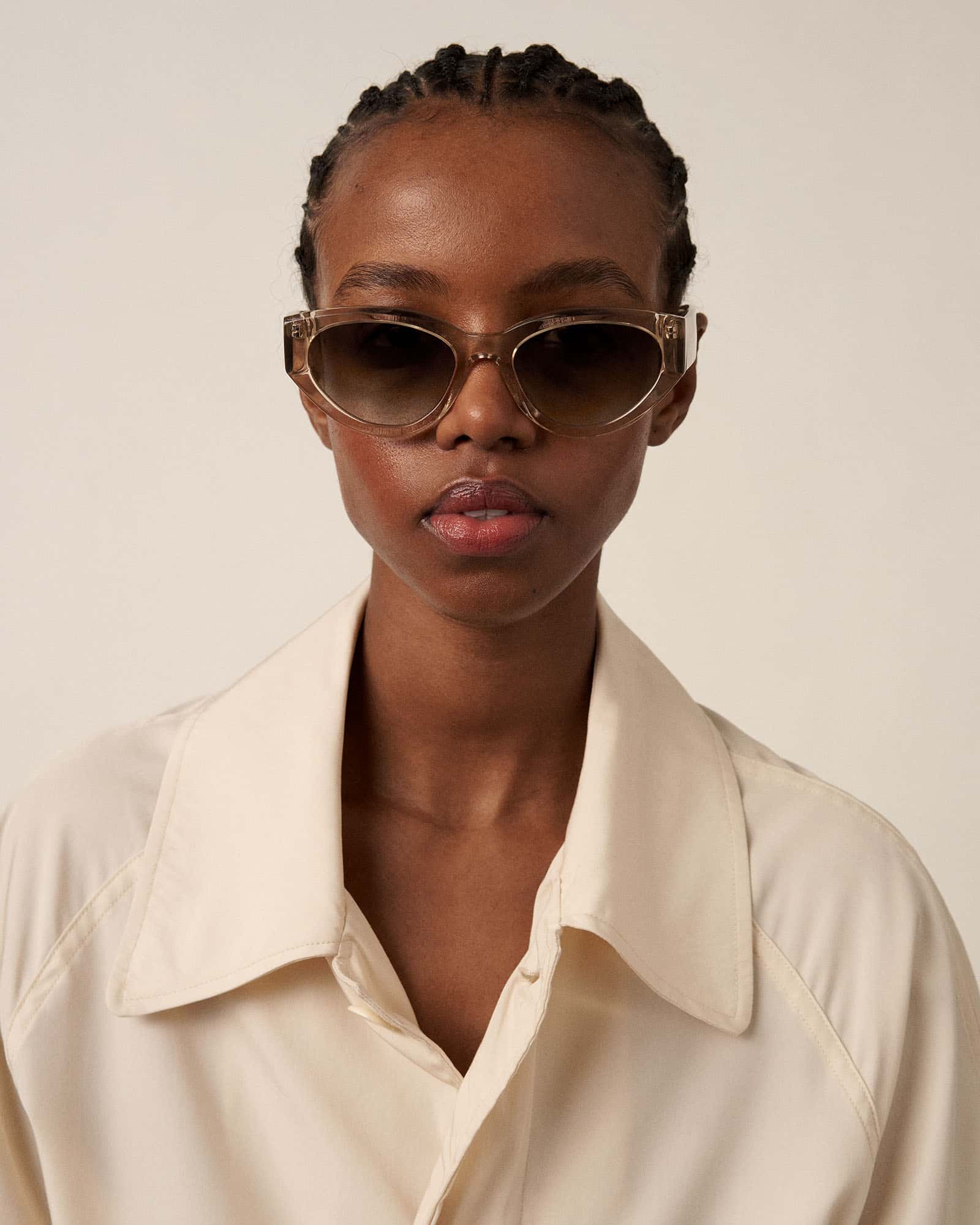 Chimi 06 sunglasses - Ecru - Vincent Park - {{shop.address.city}} {{ shop.address.country }}