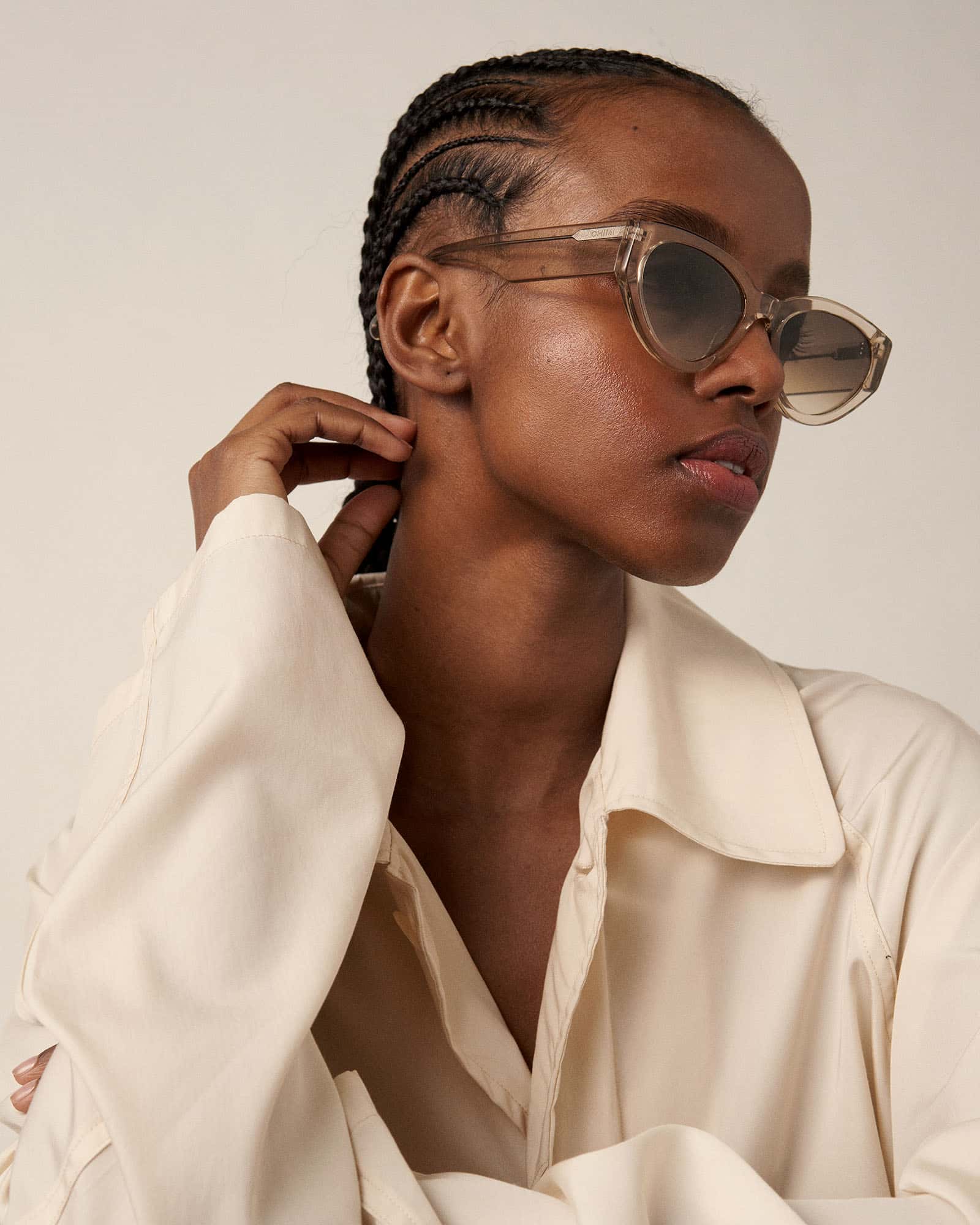 Chimi 06 sunglasses - Ecru - Vincent Park - {{shop.address.city}} {{ shop.address.country }}