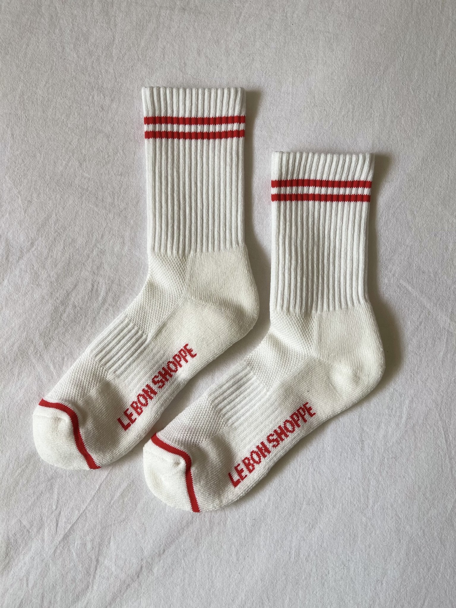 Le Bon Shoppe Boyfriend Sock - Clean White - Vincent Park - {{shop.address.city}} {{ shop.address.country }}