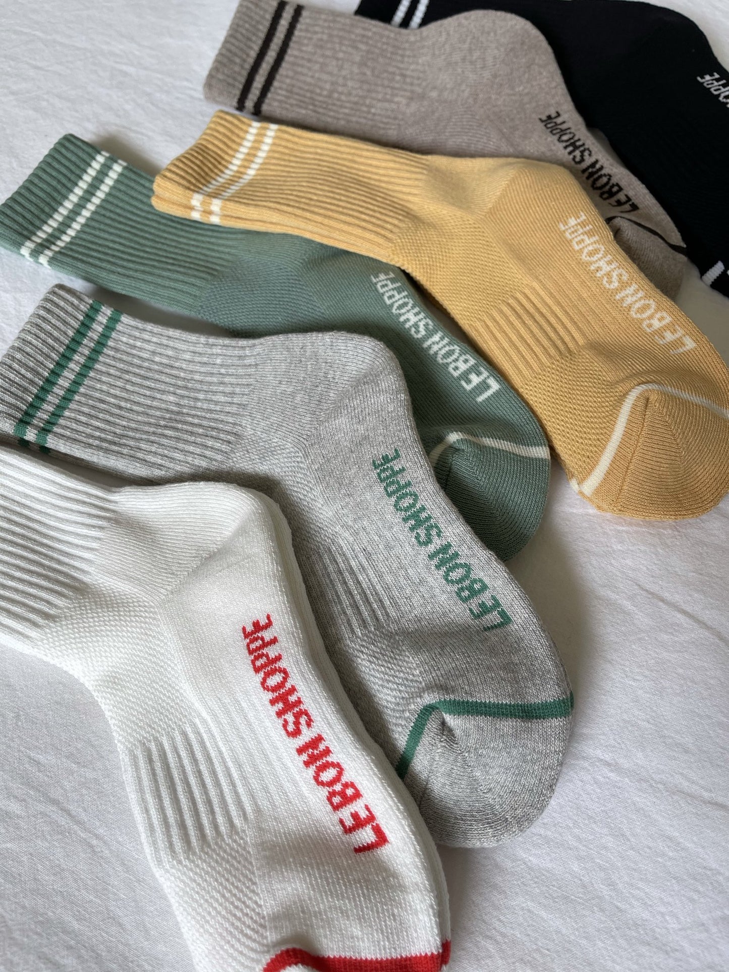 Le Bon Shoppe Boyfriend Sock - Lt Grey - Vincent Park - {{shop.address.city}} {{ shop.address.country }}