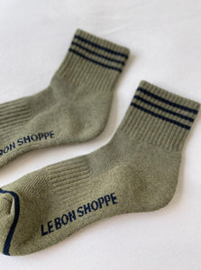 Le Bon Shoppe Girlfriend Sock - Sage - Vincent Park - {{shop.address.city}} {{ shop.address.country }}