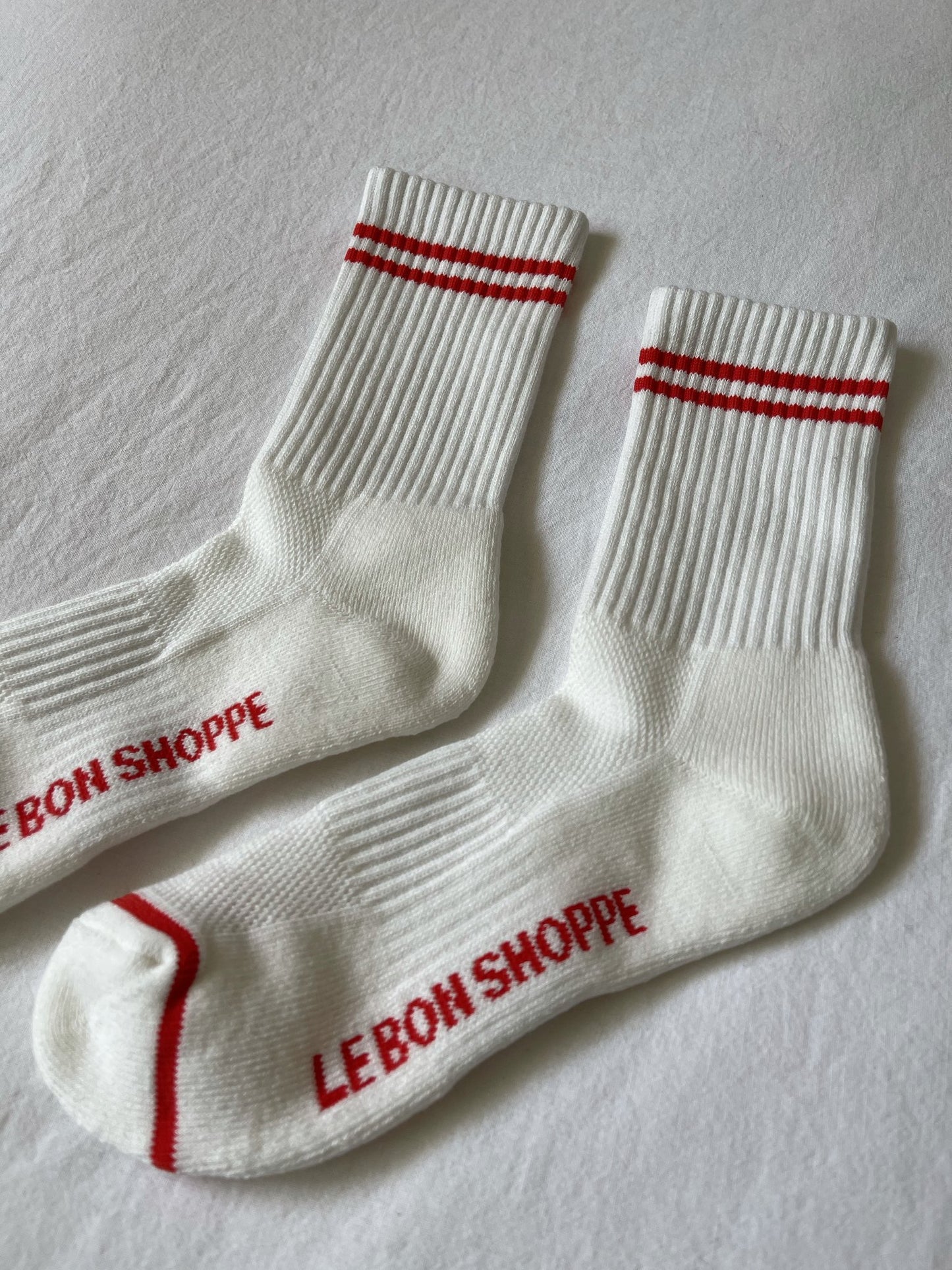 Le Bon Shoppe Boyfriend Sock - Clean White - Vincent Park - {{shop.address.city}} {{ shop.address.country }}